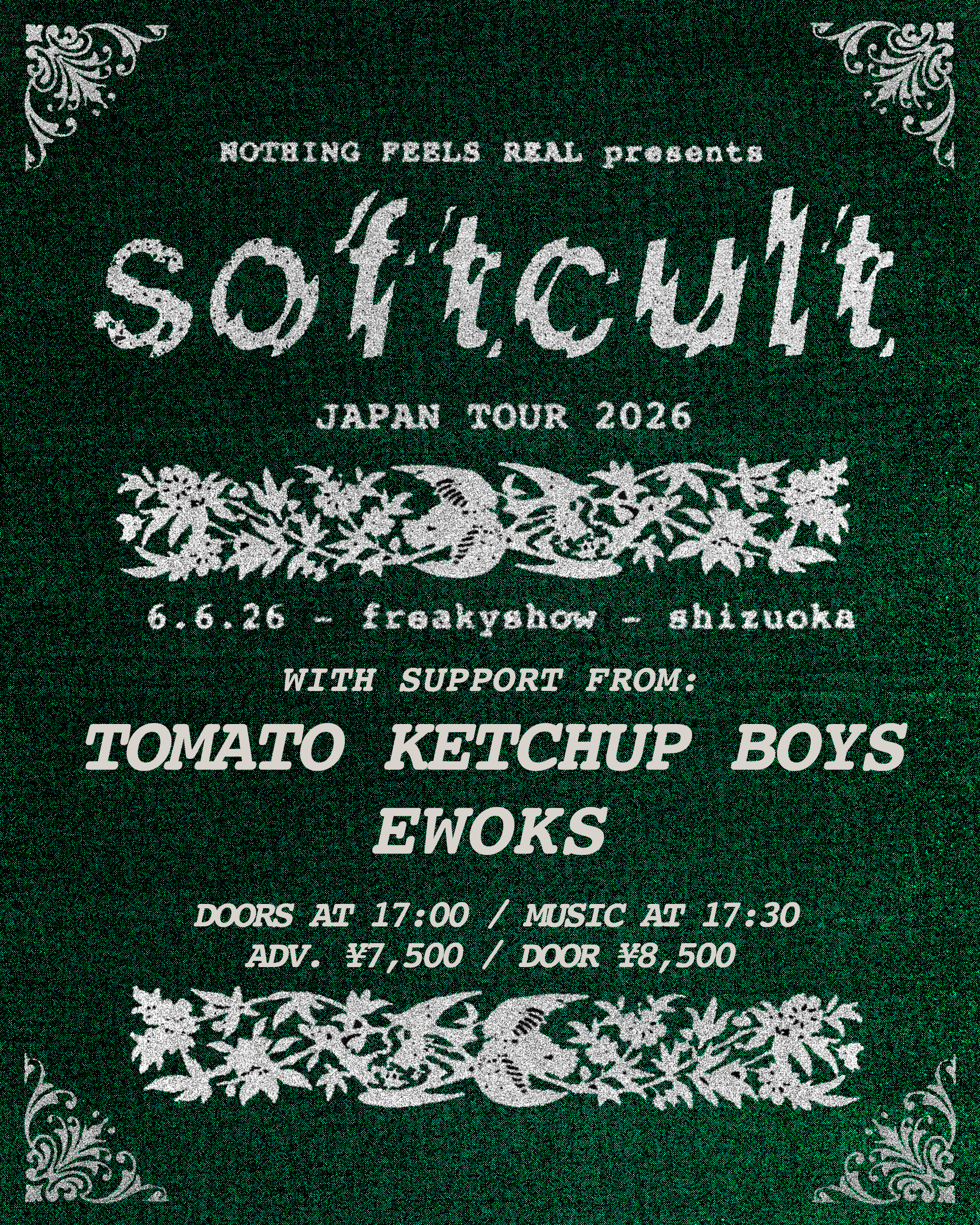 チケット予約 // Will-Call*: Softcult Japan Tour 2026 | Nothing