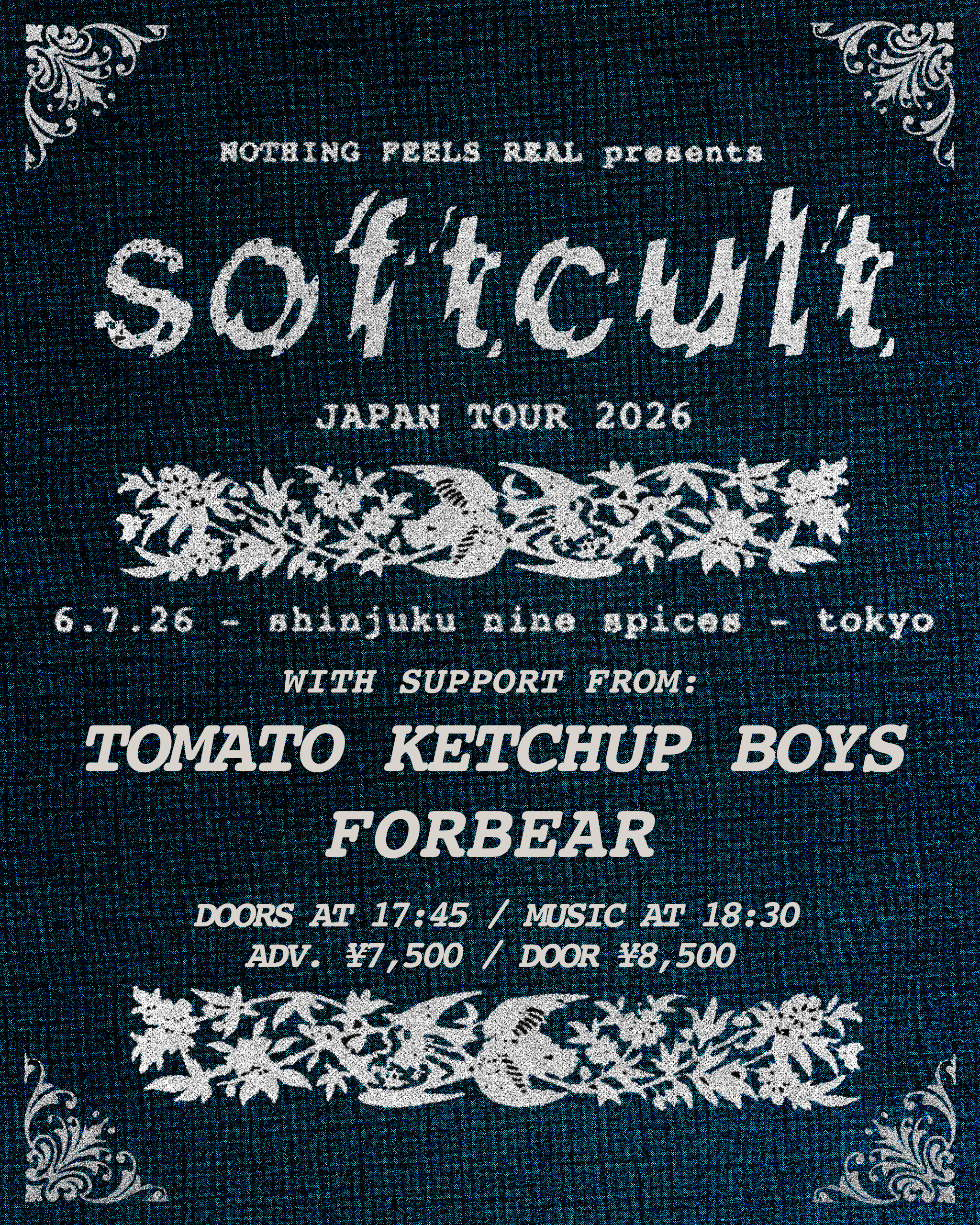 チケット予約 // Will-Call*: Softcult Japan Tour 2026 | Nothing